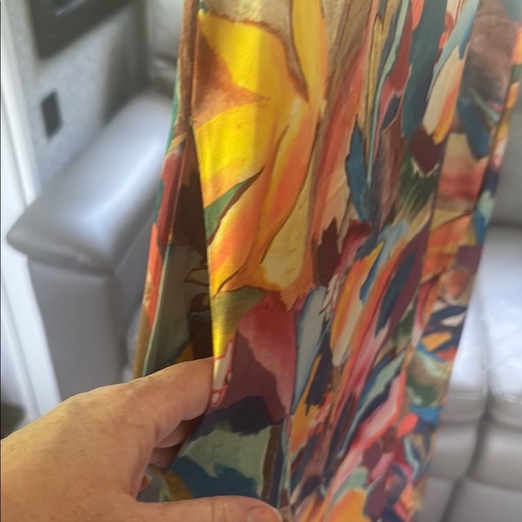 Nicole Miller Multicolor Strappy Dress XS with pockets - Picture 4 of 5